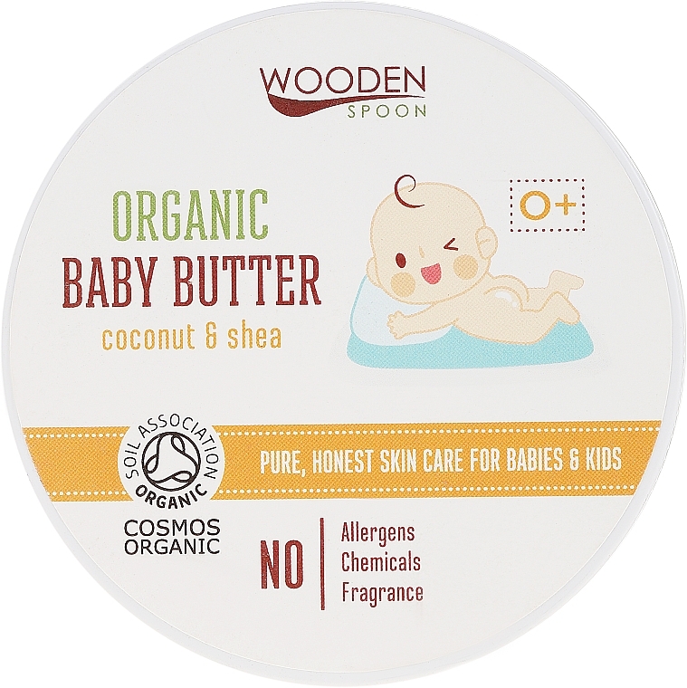 Kūno balzamas, vaikiškas - Wooden Spoon Organic Baby Butter