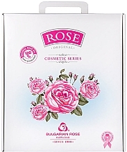 Подарочный набор для женщин "Rose" Bulgarian Rose (cr/50ml + cr/50ml + micel wather/150ml + gel/150ml + soap/100g)