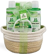 Набор IDC Institute Aloe Vera Set (sh/gel/150 ml + b/lot/50 ml + bath/salt/250 g + b/foam/150 ml)