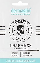 Маска для лица мужчин "Очищение" Dermaglin Clear Men Mask