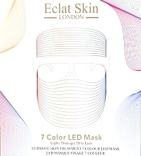 Светодиодная лед-маска для лица, 7 цветов Eclat Skin London 7 Colour LED Mask