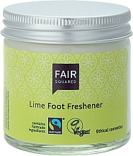 Erfrischende Fußcreme Limette Fair Squared Lime Foot Freshener