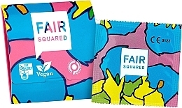 Kondom dünn aus Naturlatex 1 St. Fair Squared Ultimate Thin Vegan Condoms