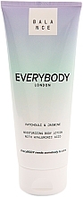 Feuchtigkeitsspendende Körperlotion mit Hyaluronsäure Everybody London Balance Moisturising Body Lotion With Hyaluronic Acid Patchouli & Jasmin