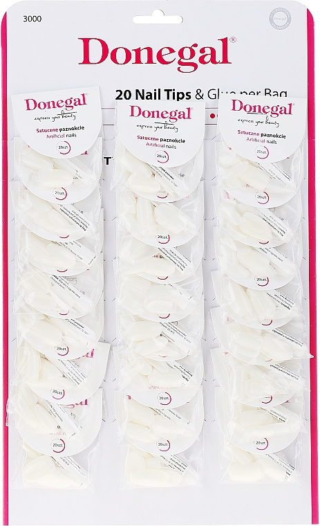 Künstliche Fingernägel - Donegal Nail Tips & Glue