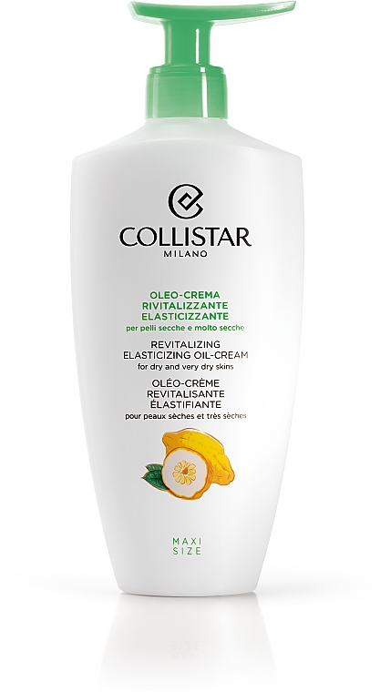 Revitalisierende Ölcreme für den Körper - Collistar Revitalizing Elasticizing Oil-Cream