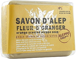 Pflegende Aleppo-Seife mit Orangenduft für trockene Gesichts- und Körperhaut Tade Aleppo Orange Scented Soap