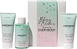 Gesichtspflegeset Everybody Calm Christmas Gift Box (Gesichtstoner 125ml + Gesichtsmaske 50ml + Gesichtspeeling 50ml)