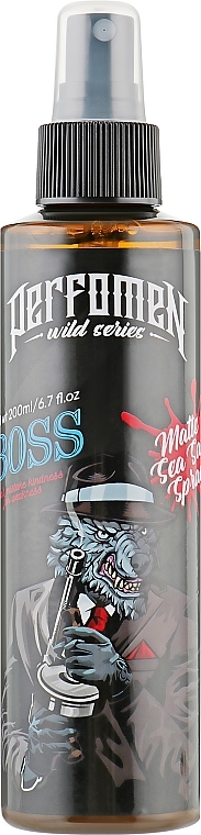 Матовый солевой спрей для волос - Perfomen Wild Series Boss Matte Sea Salt Spray