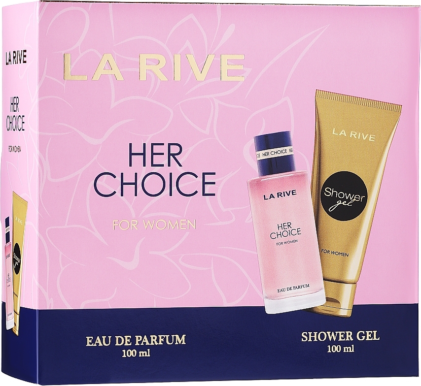 La Rive Her Choice - Набор (edp/100ml + sh/gel/100ml)