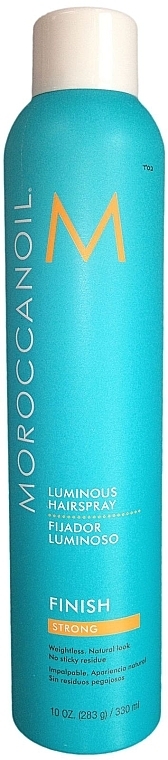 Spīdoša matu laka ar spēcīgu fiksāciju - Moroccanoil Luminous Hairspray Strong Finish