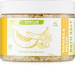 Соль морская для ванн "Banana & Melon" SHAKYLAB Natural Bath Salt