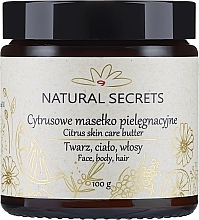 Krēmveida citrusaugļu kosmētikas noņemšanas balzams Natural Secrets Creamy Balsam Washing Citrus