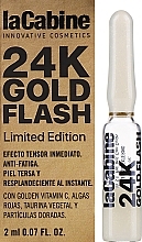 Nostiprinošas ampulas sejai La Cabine Flash 24 K Gold Ampoules