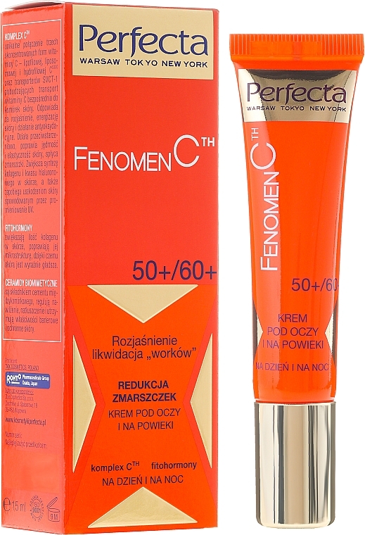 Крем для кожи вокруг глаз - Perfecta Fenomen C 50+/60+ Eye Cream