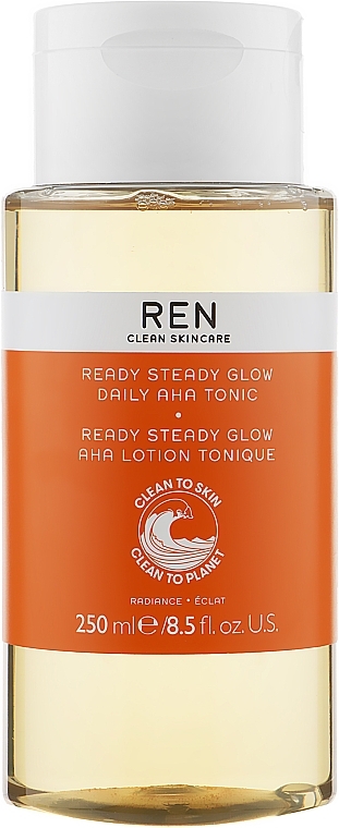 Sejas toniks - Ren Radiance Ready Steady Glow Daily AHA Tonic