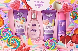 Tulipan Negro Candy Fantasy Набор (edt/50ml + b/spray/50ml + sh/gel/75ml + b/lot/75ml)