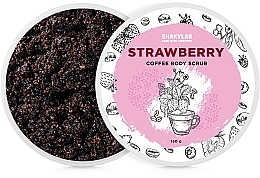 Кофейный скраб для тела "Strawberry" SHAKYLAB Coffee Scrub Strawberry