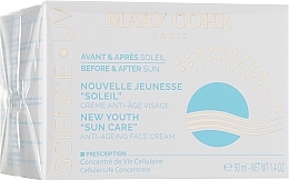 Крем для лица "Новая молодость" Mary Cohr Nouvelle Jeunesse New Youth "Sun Care"