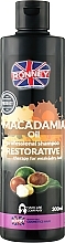 Atjaunojošs šampūns ar makadāmijas eļļu sausiem un novājinātiem matiem Ronney Macadamia Oil Restorative Szampoo