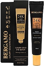 Сыворотка для кожи вокруг глаз с коллоидным золотом Bergamo 24K Luxury Gold Eye Serum