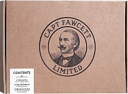 Captain Fawcett Original Komplekts (edp/50ml + beard/oil/50ml + wax/3x15ml) 