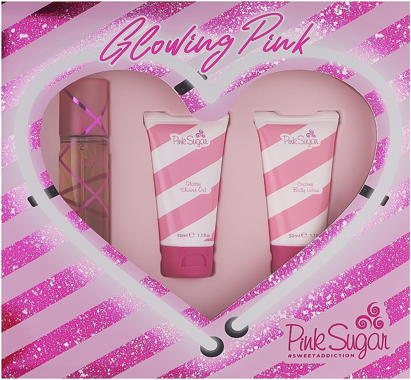 Pink Sugar - Набор (edt/50ml + sh/gel/50ml + b/lot/50ml)