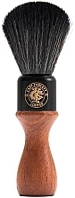 Koka skūšanās birste, mākslīgie sari Captain Fawcett Wooden Handle Faux Fur Shaving Brush