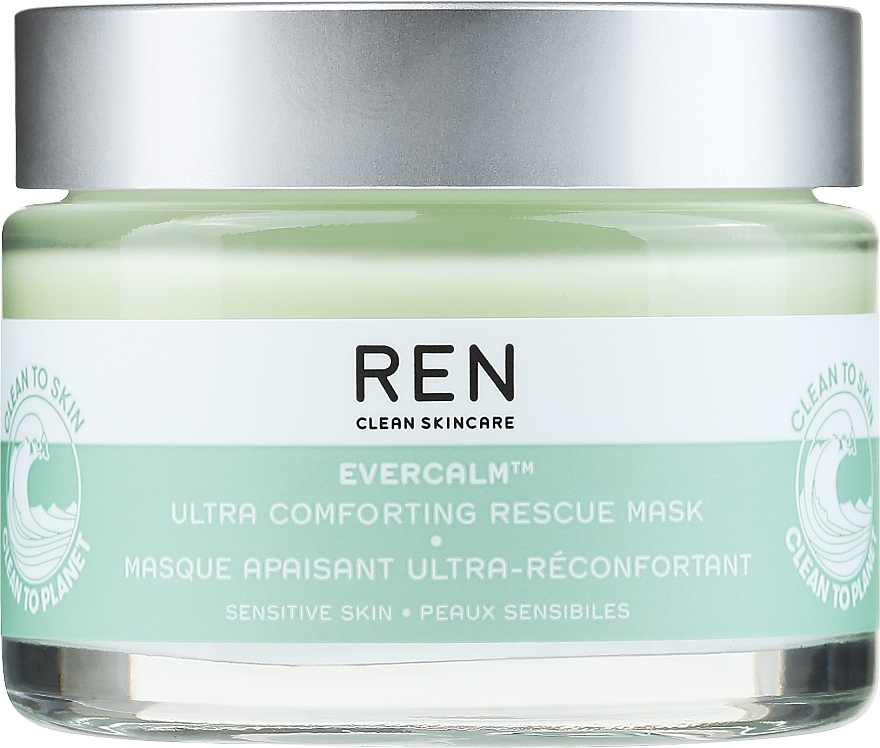 Komfortabla maska jutīgai ādai - Ren Evercalm Ultra Comforting Rescue Mask