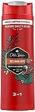 Šampūns-dušas želeja 2 vienā Old Spice Bearglove Shower Gel + Shampoo