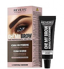 Revers Henna Oh!My Brow Krēmveida henna uzacīm