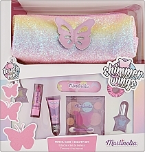 Набор, 8 продуктов Martinelia Shimmer Wings Pencil Case & Beauty Set