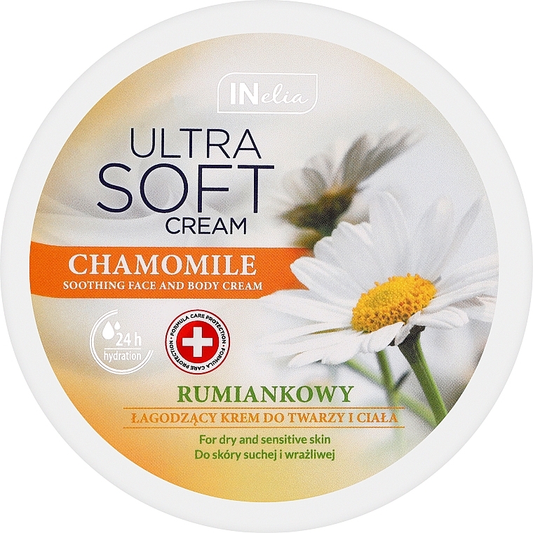 Nomierinošs sejas un ķermeņa krēms ar kumelītēm - Revers Inelia Camomile Soothing Face & Body Cream