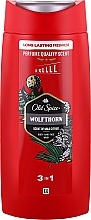 Šampūns-dušas želeja 3in1 Old Spice Wolfthorn Shower Gel + Shampoo 3 in 1