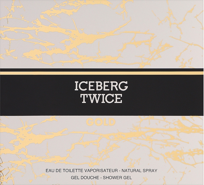 Iceberg Twice Gold - Набор (edt/125ml + sh/gel/100ml)