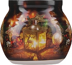 Svece stikla pārklājumā Admit Candle In Glass Cover Christmas Lantern