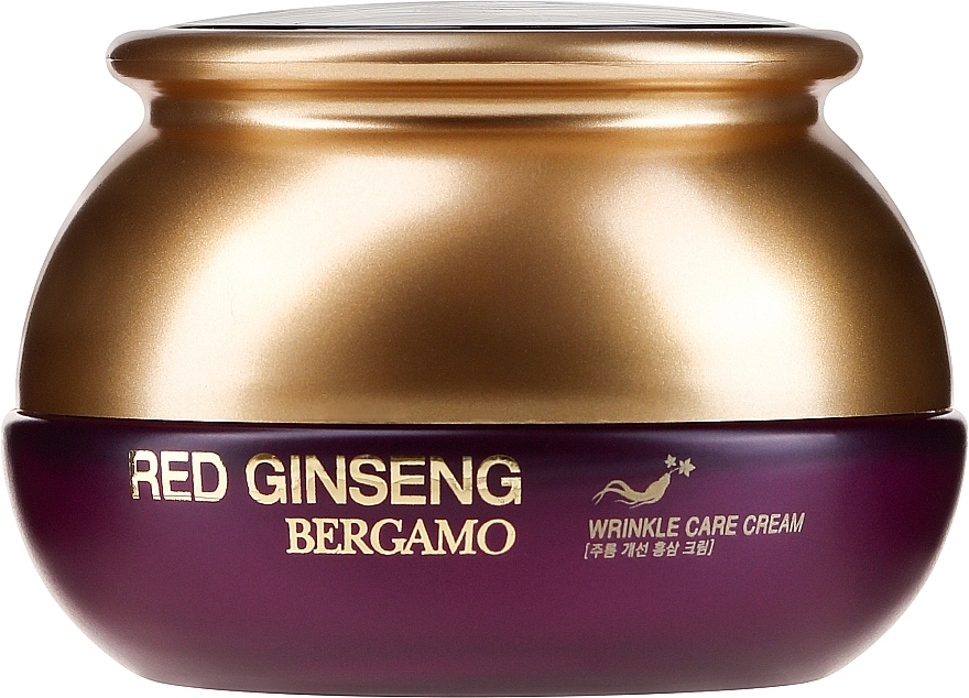 Крем от морщин для лица - Bergamo Red Ginseng Wrinkle Care Cream