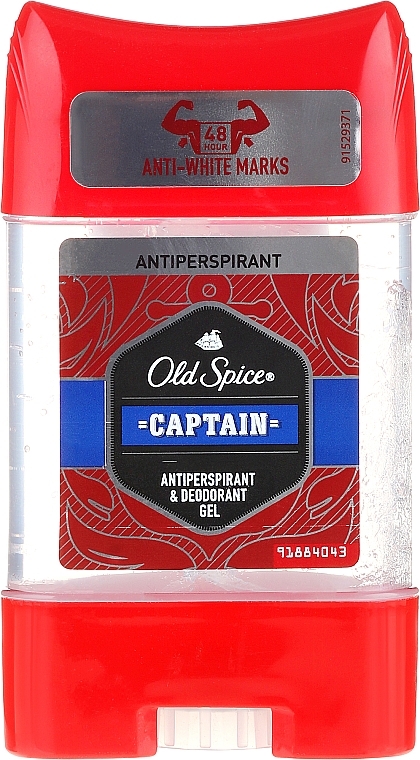 Gēla antiperspirants dezodorants - Old Spice Captain Antiperspirant Gel