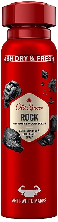 Aerosola dezodorants - Old Spice Rock Antiperspirant & Deodorant Spray