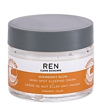 Nakts sejas krēms REN Clean Skincare Overnight Glow Dark Spot Sleeping Cream