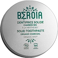 Zobu pasta ar organisko kokogli Beroia Solid Toothpaste Organic Charcoal