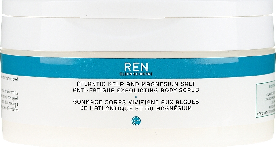 Sāls ķermeņa skrubis - Ren Atlantic Kelp And Magnesium Salt Anti-Fatigue Exfoliating Body Scrub