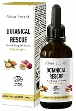 Odbudowujące serum do włosów Alma Secret Botanical Rescue Hair & Scalp Serum