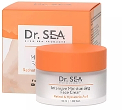 Крем для лица с ретинолом и гиалуроновой кислотой Dr. Sea Intensive Moisturising Face Cream