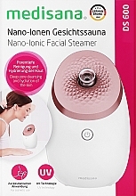 Aparat cu abur ionic DS 600 Medisana Nano-Ionic Facial Steamer