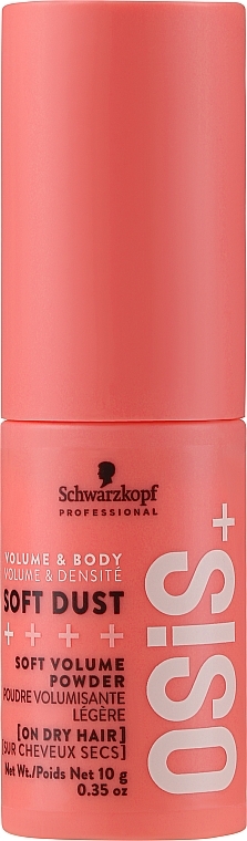 Сухая пудра для объема волос - Schwarzkopf Professional OSiS+ Soft Dust