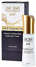 Дневной крем для лица с золотом и гиалуроновой кислотой Dr.Sea Gold & Hyaluronic Acid Intensive Moisturizing Day Cream