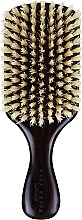 Щетка для волос, 17 см, белая щетина Acca Kappa Ebony Wood Club Style Hairbrush White Natural Bristles