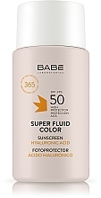 Солнцезащитный суперфлюид ВВ SPF 50 с тонирующим эффектом Babe Laboratorios