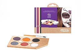 Set de machiaj tematic pentru copii Namaki Horror Show 6-Color Face Painting Kit (f/paint/15g + brush/1pc + acc/5pcs)